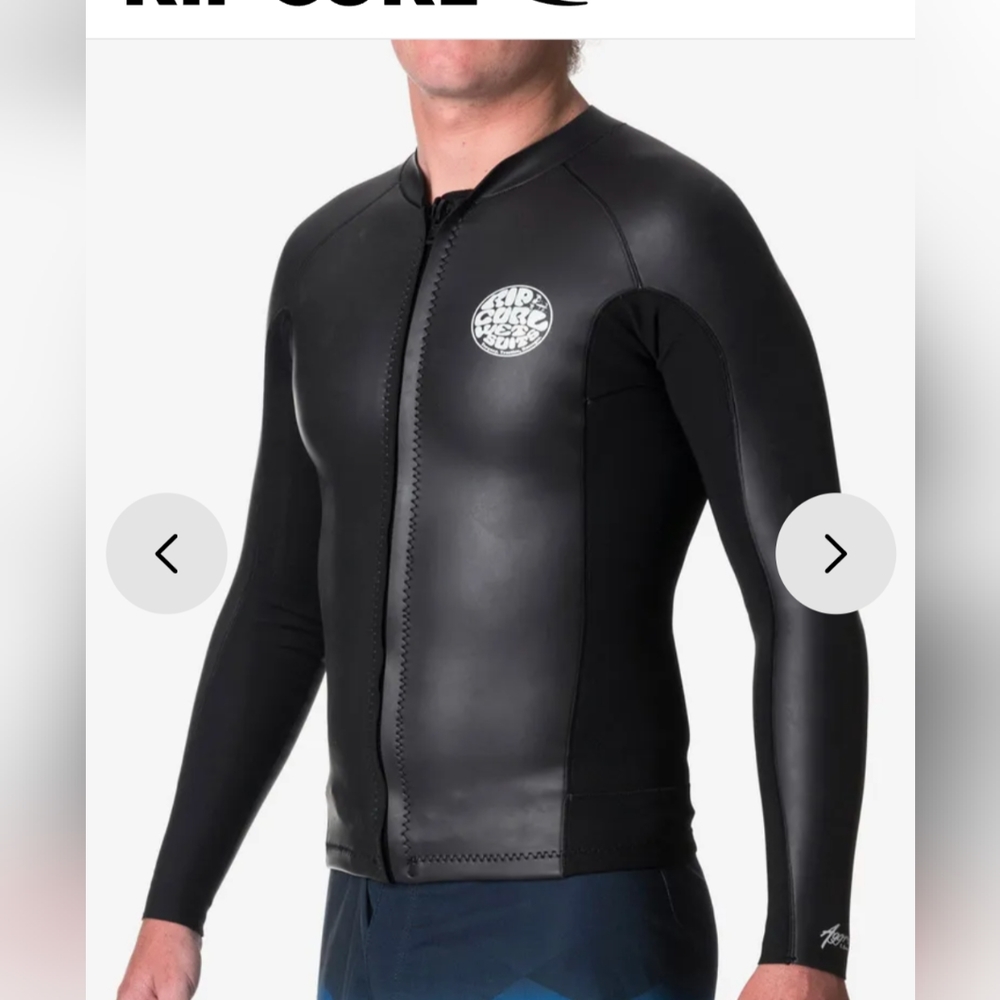 Rip Curl Aggrolite 1.5mm Front Zip Jacket S